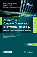 Advances in Computer Science and Information Technology. Computer Science and Engineering: Second International Conference, Ccsit 2012, Bangalore, India, January 2-4, 2012. Proceedings, Part II