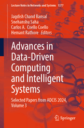 Advances in Data-Driven Computing and Intelligent Systems: Selected Papers from ADCIS 2024, Volume 3