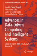 Advances in Data-Driven Computing and Intelligent Systems: Selected Papers from Adcis 2024, Volume 4