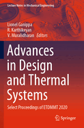 Advances in Design and Thermal Systems: Select Proceedings of ETDMMT 2020
