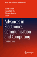 Advances in Electronics, Communication and Computing: Etaeere-2016