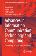 Advances in Information Communication Technology and Computing: Proceedings of AICTC 2026, Volume 2