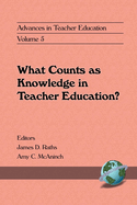 Advances in Teacher Education: What Counts as Knowledge in Teacher Education?