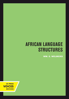 African Language Structures - Welmers, Wm E