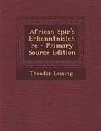 African Spir's Erkenntnislehre