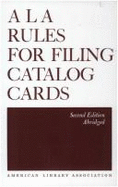 ALA rules for filing catalog cards