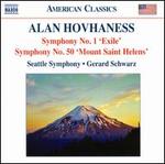 Alan Hovhaness: Symphony No. 1 "Exile"; Symphony No. 50 "Mount Saint Helens"