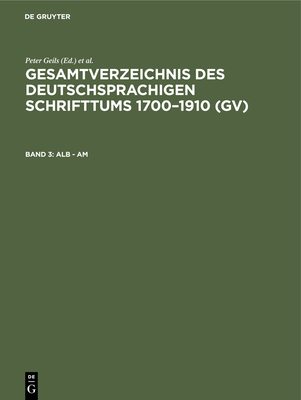 Alb - Am - Geils, Peter (Editor)