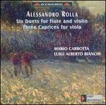 Alessandro Rolla: Six Duets for Flute & Viola; Three Caprices for Viola