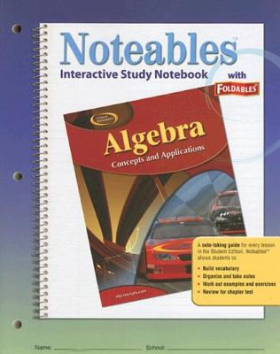 Algebra: Concepts and Applications: Interactive Study Notebook with Foldables - McGraw-Hill Education