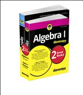 Algebra I for Dummies Book + Workbook Bundle