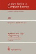 Algebraic and Logic Programming