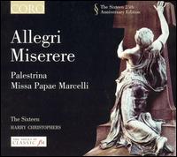 Allegri: Miserere - The Sixteen; Harry Christophers (conductor)
