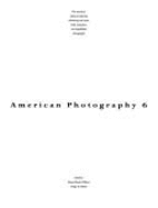 American Photography 6 - Booth-Clibborn, Edward (Editor)