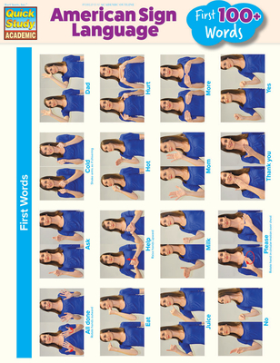 American Sign Language - First 100+ Words - BarCharts, Inc.