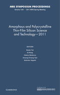 Amorphous and Polycrystalline Thin-Film Silicon Science and Technology - 2012: Volume 1426