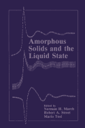 Amorphous Solids and the Liquid State