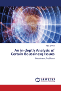 An in-depth Analysis of Certain Boussinesq Issues