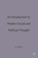 An Introduction to Modern Social and Political Thought