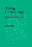 Analog Circuit Design: Structured Mixed-Mode Design, Multi-Bit Sigma-Delta Converters, Short Range RF Circuits