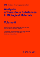 Analyses of Hazardous Substances in Biological Materials