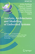 Analysis, Architectures and Modelling of Embedded Systems