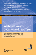 Analysis of Images, Social Networks and Texts: 12th International Conference, AIST 2024, Bishkek, Kyrgyzstan, October 17-19, 2024, Revised Selected Papers