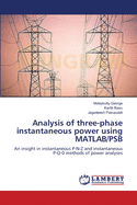 Analysis of three-phase instantaneous power using MATLAB/PSB
