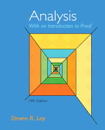 Analysis with an Introduction to Proof