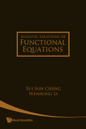 Analytic Solutions of Functional Equations