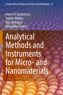 Analytical Methods and Instruments for Micro- and Nanomaterials