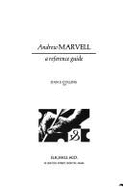 Andrew Marvell, a Reference Guide - Collins, Dan S.