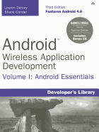 Android Wireless Application Development: Android Essentials
