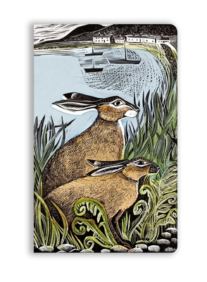 Angela Harding: Rathlin Hares (Soft Touch Journal) - Flame Tree Studio (Creator)