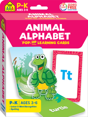 ANIMAL ALPHABET POP UP LEARNING CARDS - INTERACTIVE FLASH CARDS