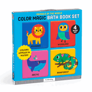 Animals of the World Color Magic Bath Book Set