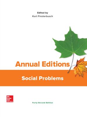 Annual Editions: Social Problems - Finsterbusch, Kurt