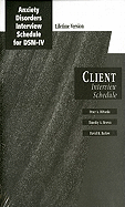 Anxiety Disorders Interview Schedule for DMS-IV: Client Interview Schedule