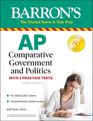 AP Comparative Government and Politics: With 3 Practice Tests - Davis, Jeff