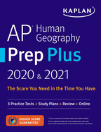 AP Human Geography Prep Plus 2020 & 2021: 3 Practice Tests + Study Plans + Review + Online