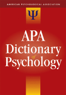 APA Dictionary of Psychology