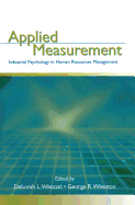 Applied Measurement: Industrial Psychology in Human Resources Management