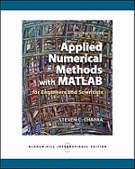 Applied Numerical Methods with MATLAB for Engineers and Scientists