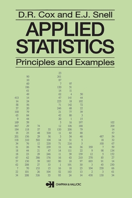 Applied Statistics - Principles and Examples - Cox, D R