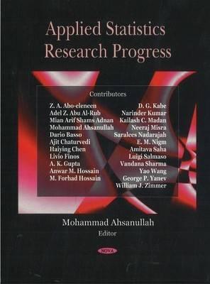 Applied Statistics Research Progress - Ahsanullah, M