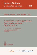 Approximation Algorithms for Combinatorial Optimization