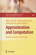 Approximation and Computation: In Honor of Gradimir V. Milovanovic