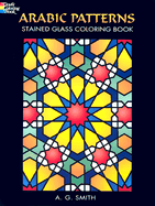 Arabic Patterns Stained Glass Coloring Book