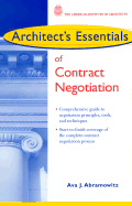 Architect's Essentials of Contract Negotiation