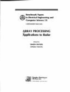 Array Processing: Applications to Radar